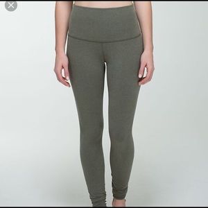 Lululemon Wunder Under Olive Green Cotton